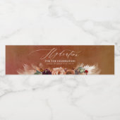 お祝いの水分補給 – テラコッタフローラ ペットボトルラベル (シングルラベル)