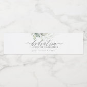 お祝いの水分補給 – 緑結婚園 ペットボトルラベル (シングルラベル)