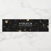 お祝いの水分補給 – Sealical Black ペットボトルラベル (シングルラベル)