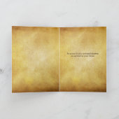 お祝いの法律学校の卒業生 カード (内部)