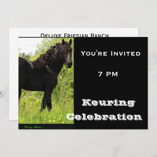 お祝いの準備2 招待状 (正面/裏面)