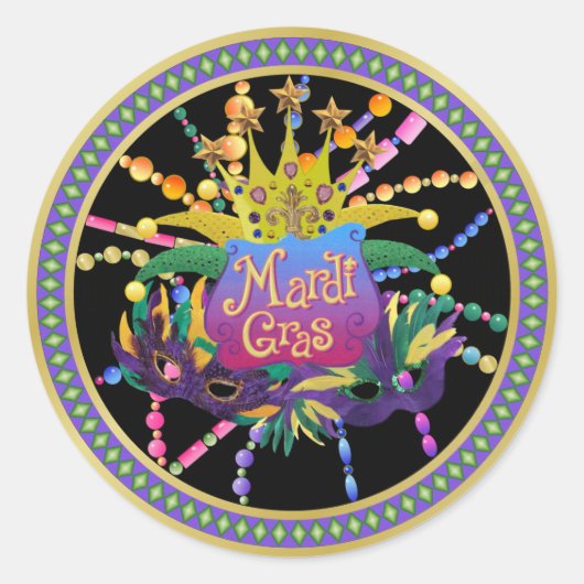 お祝いの特別ステッカー ラウンドシール (正面)