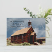 お祝いの生活招待状旧歴史教会 招待状 (スタンド正面)