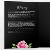 お祝いの生活水彩フローラメモリアル 三つ折りプログラム (内部最初)