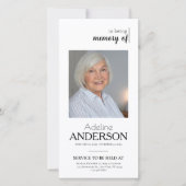 お祝いの生活葬儀携帯招待状 案内状 (正面)