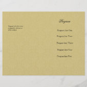 お祝いの生活追悼番組金ゴールドダマスク (裏面)