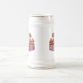 お祝いの第60誕生日プレゼント ビールジョッキ (中央)