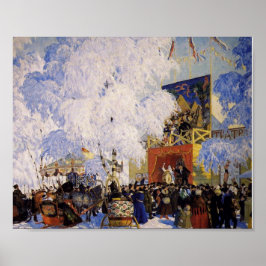 お祝いの街"妖精" ポスター