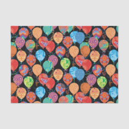 お祝いの誕生日の気球 薄葉紙