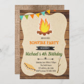 お祝いの誕生日パーティーの招待 招待状 (正面/裏面)