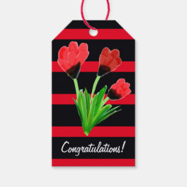 お祝いの贈り物ラベル ギフトタグ