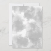 お祝いの足：フェスティバル犬の誕生日パーティーテーマ 招待状 (裏面)