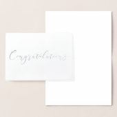 お祝いの銀ぱくカード 箔カード (ディスプレー)