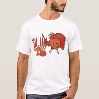 お祝いの「Thanksgivukkah Tシャツ