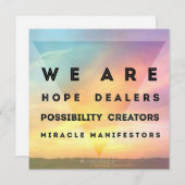 お祝いのdoTERRAカード 招待状 (正面/裏面)