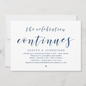 お祝いは続く, ウェディングエロープパーティー 招待状 (正面)
