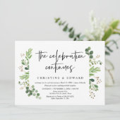お祝いは続く, ウェディングエロープメントパーティー 招待状 (スタンド正面)