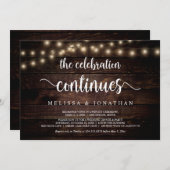 お祝いは続結婚き駆け落ち 招待状 (正面/裏面)