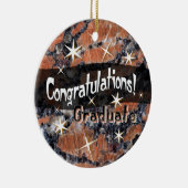 お祝いは記念品のオーナメントを卒業させます セラミックオーナメント (右)