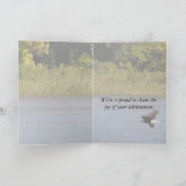 お祝いは~の白頭鷲を卒業させます カード (内部)