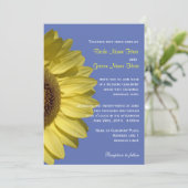 お祝いひまわり。サマー結婚ズ 招待状 (スタンド正面)