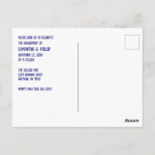 お祝いをカスタマイズ！特別なコクテイル メッセージカード ポストカード (裏面)