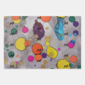 お祝いをカラフルで上げろ！ ラッピングペーパーシート (正面2)