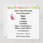 お祝いを乗り越える 招待状 (裏面)