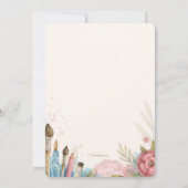 お祝いを作成して楽しむ 招待状 (裏面)