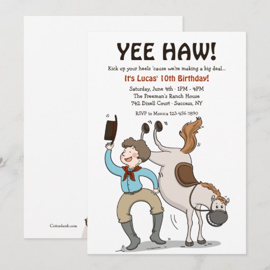 お祝いを始めよう 招待状 (正面/裏面)