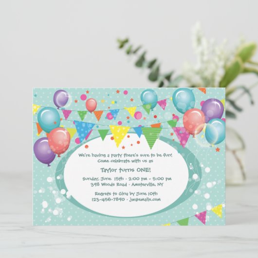 お祝いを祝おう 招待状 (スタンド正面)