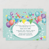 お祝いを祝おう 招待状 (正面/裏面)