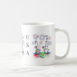 お祝いを コーヒーマグカップ