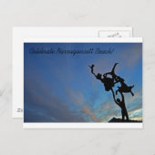 お祝いアットナラガンセットビーチ ポストカード (正面/裏面)