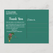 お祝いアットマジカルファンタジーレイクサンキュー 案内ポストカード (裏面)