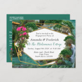 お祝いアットマジカルファンタジー湖 インビテーションポストカード (正面/裏面)