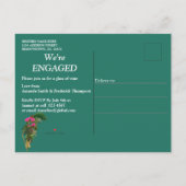 お祝いアットマジカルファンタジー湖 インビテーションポストカード (裏面)