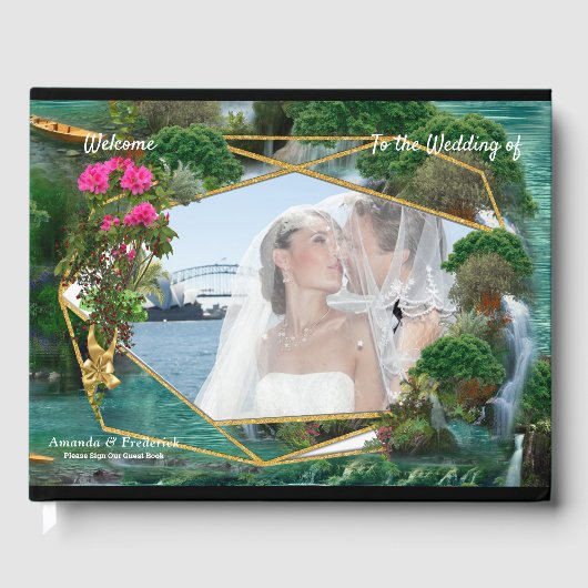 お祝いアットマジカルファンタジー湖 ゲストブック (正面)