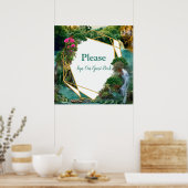 お祝いアットマジカルファンタジー湖 ポスター (キッチン)