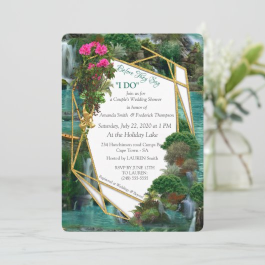 お祝いアットマジカルファンタジー湖 招待状 (スタンド正面)