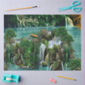 お祝いアットマジカルファンタジー湖 薄葉紙 (クラフト)