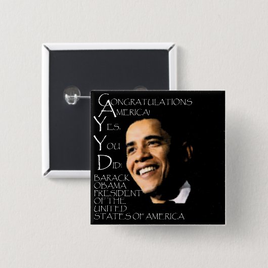 お祝いアメリカ 缶バッジ (正面&裏面)