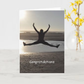 お祝いアートカード カード (黄色い花)