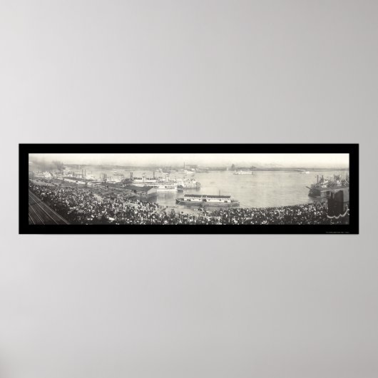 お祝いインSt Louis写真1907 ポスター (正面)