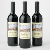 お祝いウルムミンスタードイツファリダグリーンフィールド ワインラベル (ボトル)