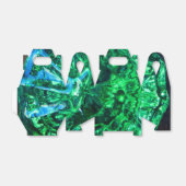 お祝いエメラルドグリーンお気に入りギフトボックス フェイバーボックス (折り畳みなし)