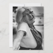 お祝いエレガント写真葬 招待状 (裏面)