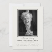 お祝いエレガント慰霊祭 招待状 (裏面)