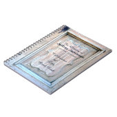 お祝いオブライフゲストブックオールドウッドドア ノートブック (左側)