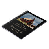 お祝いオブライフゲストブックオールドヒストリックチャーチ ノートブック (左側)